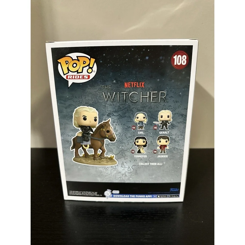 Funko‎ Pop! Rides Geralt and Roach The Witcher Walmart Exclusive #108